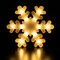 Northlight LED Lighted Snowflake Marquee Christmas Wall Art - 9.5" - White